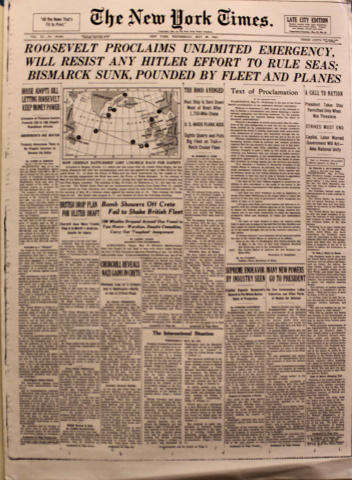 The New York Times May 28, 1941 Poster