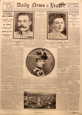 Daily News and Leader June 29, 1914 Poster