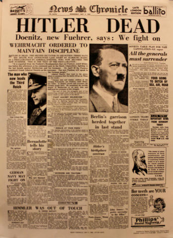 News Chronicle May 2, 1945 Poster