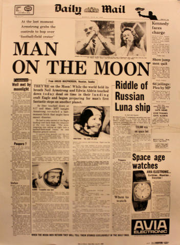 Daily Mail July 21, 1969 Poster