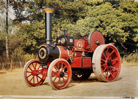 Traction Engine 2824 Lord Lansdowne Poster