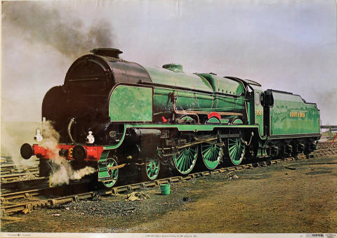 Lord Nelson, ex-Southern Railway No. 850 Poster