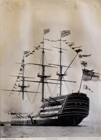 H.M.S. Victory Nelson's Flagship Poster
