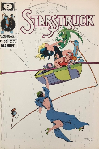 Epic Comics: Starstruck #6 Vintage Comic, 1986 at Wolfgang's