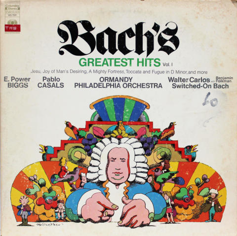 Bach's Greatest Hits Vol. 1 Vinyl 12"
