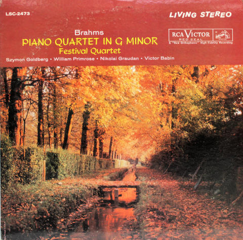 Piano Quartet in G Minor Vinyl 12"