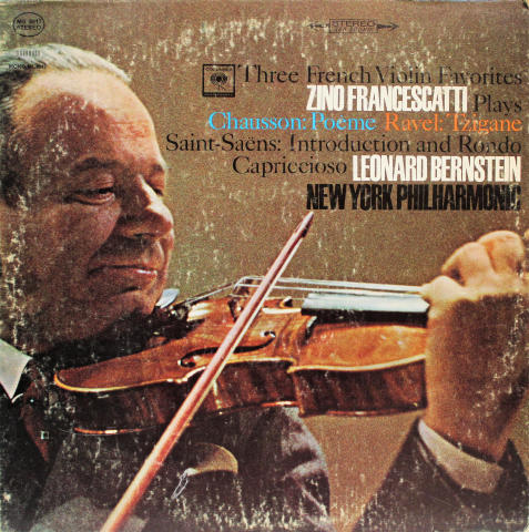 Three French Violin Favorites (Poème / Introduction And Rondo Capriccioso / Tzigane) Vinyl 12"
