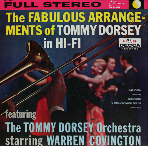 The Fabulous Arrangements Of Tommy Dorsey In Hi-Fi Vinyl 12"