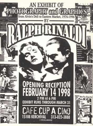 Ralph Rinaldi Handbill