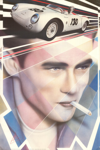 James and the Porsche Poster