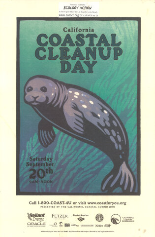 California Coastal Cleanup Day Poster