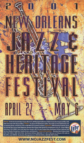 New Orleans Jazz & Heritage Festival Poster