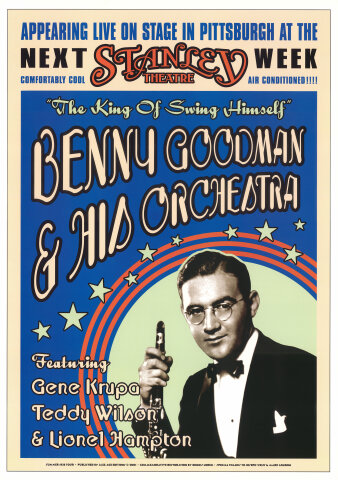 Benny Goodman and His Orchestra Poster