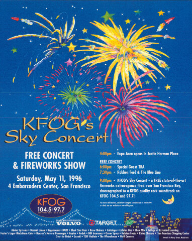 KFOG's Sky Concert Poster