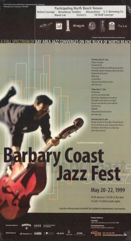 The Barbary Coast Jazz Fest Poster