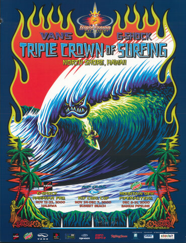 Triple Crown of Surfing Poster