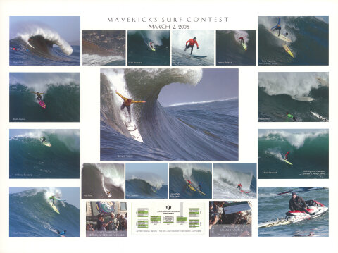 Mavericks Surf Contest Poster