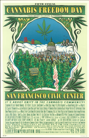 Cannabis Freedom Day Poster