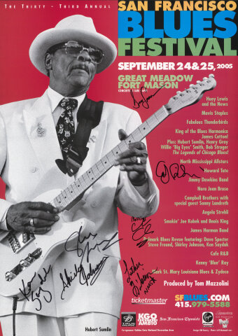 SF Blues Festival Poster