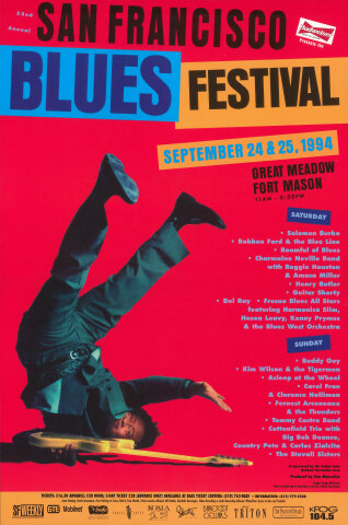 SF Blues Festival Poster