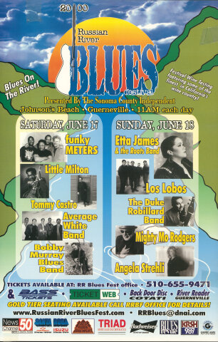 Russian River Blues Festival Poster