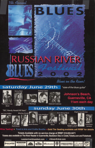 Russian River Blues Festival Poster