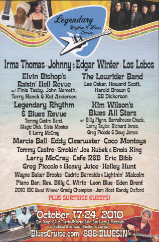 Legendary Rhythm & Blues Cruise Handbill