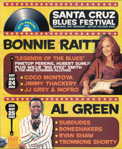 Santa Cruz Blues Festival Poster