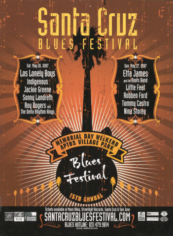 Santa Cruz Blues Festival Poster