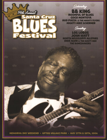 Santa Cruz Blues Festival Poster