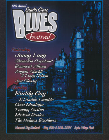 Santa Cruz Blues Festival Poster