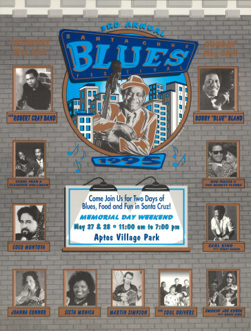 Santa Cruz Blues Festival Poster