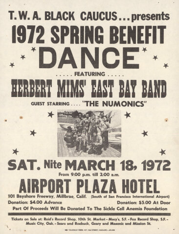 Herbert Mims East Bay Band Handbill