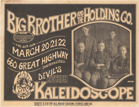 Big Brother and the Holding Company Handbill