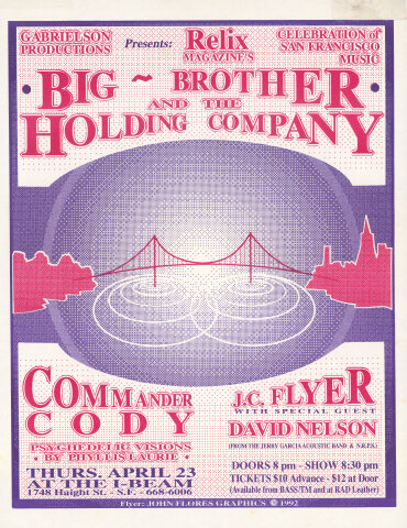 Big Brother and the Holding Company Handbill