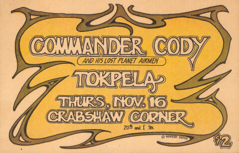 Commander Cody Handbill