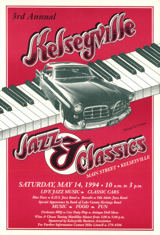 Kelseyville Jazz & Classics Poster