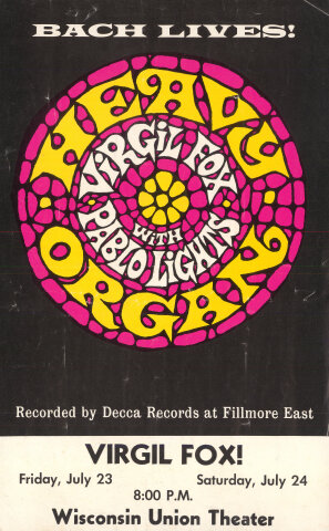 Virgil Fox Handbill