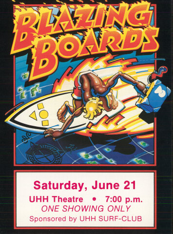 Blazing Boards Handbill