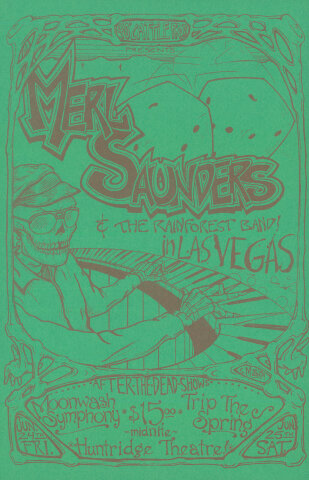 Merl Saunders Handbill