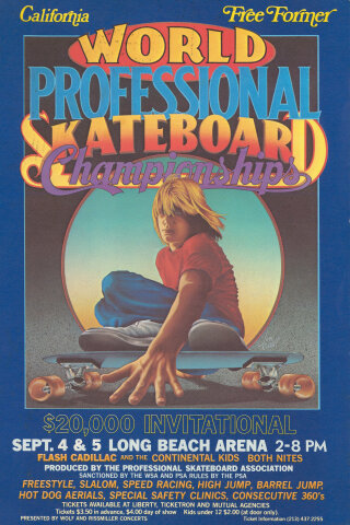 World Professional Skateboard Championship Handbill