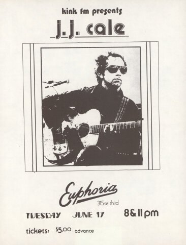 J.J. Cale Handbill