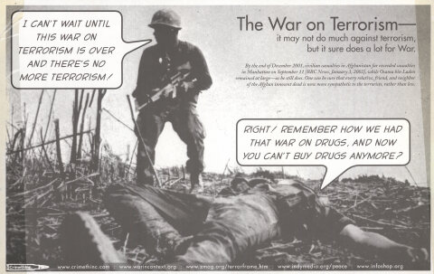 The War On Terrorism Poster