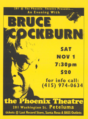 Bruce Cockburn Poster