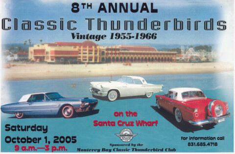 Classic Thunderbirds on the Wharf Poster