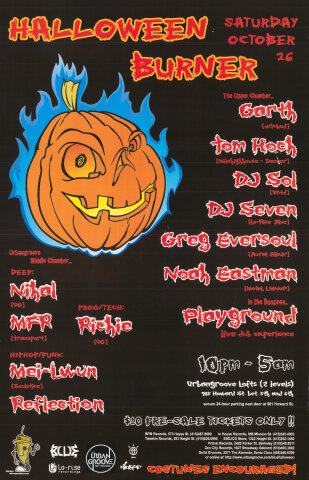 Halloween Burner Poster