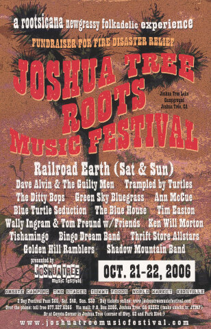 Joshua Tree Roots Music Festival Poster