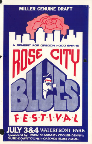 Rose City Blues Festival Poster