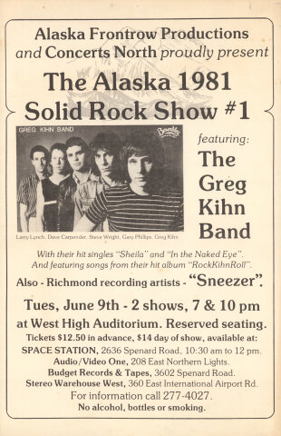 Greg Kihn Band Poster