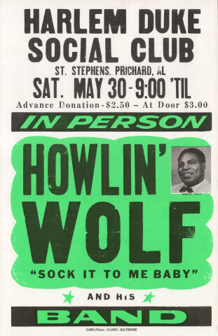 Howlin' Wolf Poster